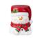 Glitzhome® 14.25"H Christmas MGO Snowman Stool or Accent Table